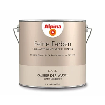 Abbildung von Alpina Wandfarbe Feine Farben No. 07 Zauber der Wüste 2,5 L