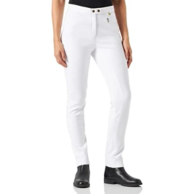 Abbildung von Rhinegold Unisex Reithose, Weiß, Gr. 42
