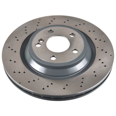 Abbildung von FEBI BILSTEIN 174736 Bremsscheibe Hinterachse 320 24 5 112 gelocht/innenbel. beschichtet MERCEDES BENZ: SL Cabrio