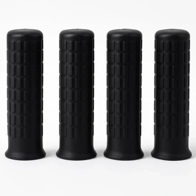 Abbildung von Vixzoid 4 STK rutschfest Schubkarrengriffe Innendurchmesser 30mm Länge 12cm für Sackkarre Schubkarre (30cm(karierte Form))