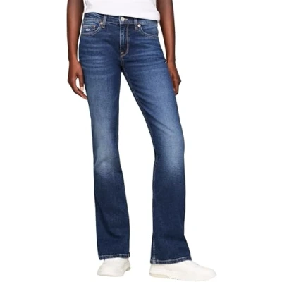 Abbildung von Tommy Jeans Maddie MD BC Bootcut, Damen, Größe: 27x34, Denim dark
