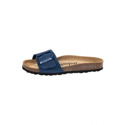 Abbildung von Palado Malta EGS Pantolette flach, Damen, Größe: 36, Blau Schuhe