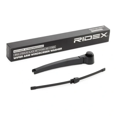 Abbildung von Wischarm, Scheibenreinigung Ridex 301W0222 hinten SKODA: Superb II Kombi, Roomster, Fabia 2 Combi, VOLKSWAGEN: Transporter 6 Kastenwagen, Scirocco III