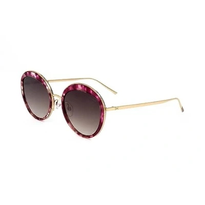 Abbildung von ANA Hickmann Unisex Mod. Hi3052 Marbled Cherry_Gold Sonnenbrille, Mehrfarbig (Mehrfarbig)