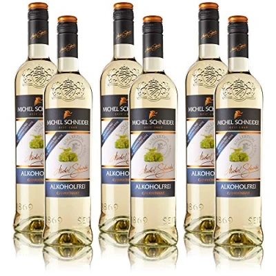 Abbildung von 6 Flaschen Michel Schneider Chardonnay, alkoholfreier Wein, sortenreines Weisswein Paket (6 x 0,75 l)