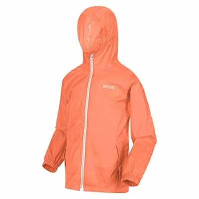 Abbildung von Regatta Unisex Kinder Kid Pack It Jacket III Jacken Wasserdichte Shell, Fusion Coral, 104