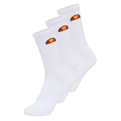 Abbildung von ellesse Unisex Tisbi 3er Pack Socken, weiß, 12 14