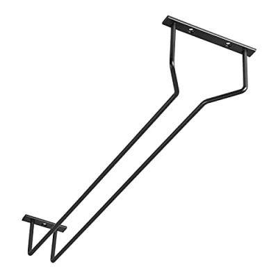 Abbildung von SO TECH® Gläserhalter schwarz / Chrom poliert verschiedene Ausführungen