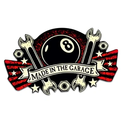 Abbildung von Finest Folia Retro Vintage Aufkleber Sticker Old School Ace Kult Rockabilly (#12 Made in The Garage)