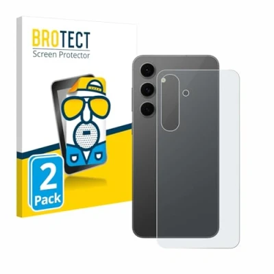Abbildung von BROTECT Entspiegelungs Schutzfolie für Samsung Galaxy S24 FE (Rückseite) (2 Stück) Matte Displayschutz Folie, Anti Reflex, Fingerprint