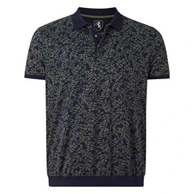 Abbildung von Charles Colby EARL Menneth Poloshirt, Herren, Größe: 5XL, Dunkelblau bedruckt