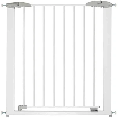 Abbildung von ib style® YAEL Treppengitter Türschutzgitter Klemmgitter Kein Bohren 80 88,5 cm