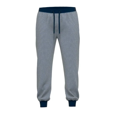 Abbildung von Götzburg Nachtwäsche Hose, Herren, Größe: XL, Blau mittel minimal