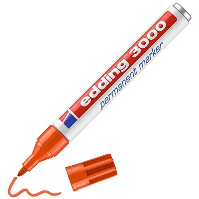 Abbildung von edding 3000 permanent marker oranje 1ST 1,5 3 mm / 4 3000006