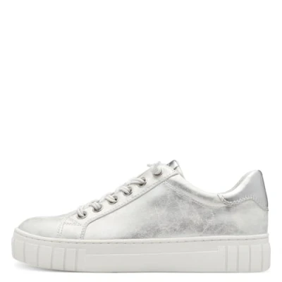 Abbildung von Marco Tozzi Sneaker low, Damen, Größe: 38, Lt grey met c Schuhe