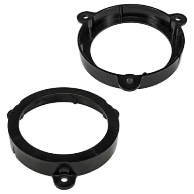Abbildung von tomzz Audio 2845 008 Lautsprecherringe Adapter Halterungen kompatibel mit Renault Megane 3 Wind Dacia Logan Sandero für 130mm DIN Lautsprecher