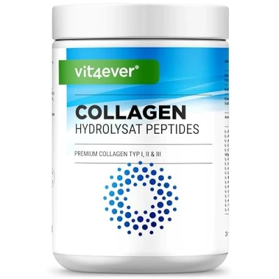 Abbildung von Collagen Pulver 500g 100% bioaktives Kollagen Hydrolysat Peptide Typ 1, 2 &amp; 3 Geschmacksneutral Ohne Zusatzstoffe