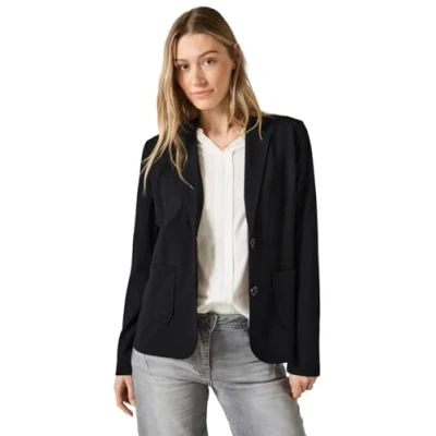 Abbildung von Cecil MIT Taschen Blazer, Damen, Größe: Large, Schwarz