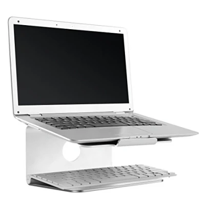 Abbildung von RICOO Laptop Ständer für MacBook 11 15 Zoll Aliminium Laptopständer MTS 02 Universal Halter 360 Grad Drehbar Tastaturablage Notebook Halterung Schreibtisch Computer Lapdesk Laptoptisch