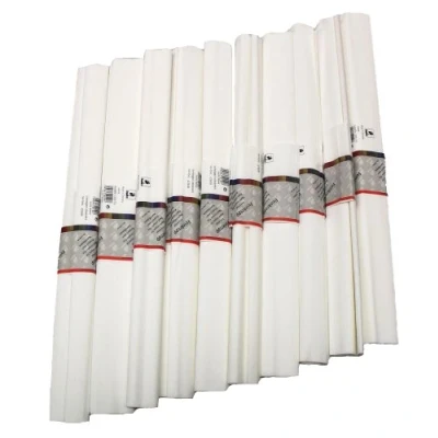 Abbildung von WEROLA Transparentpapier Feinkrepp WEISS 10 Rollen 50x250cm Rolle