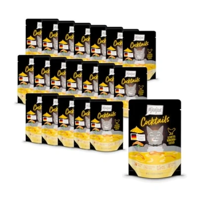 Abbildung von MjAMjAM Leckerer Drink für Katzen Cocktails Gezupftes Hühnchenfleisch, 20er Pack (20x40), getreidefrei