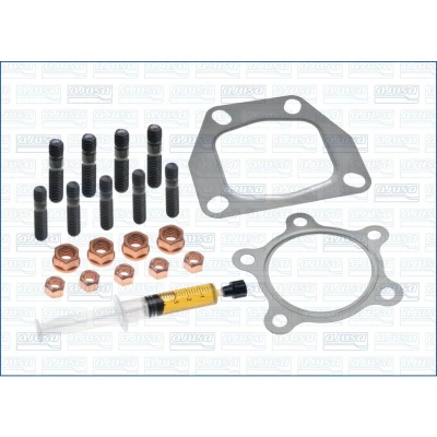 Abbildung von AJUSA JTC11789 Montagesatz, Lader with studs, syringe oil mit Dichtungen Montageanleitung
