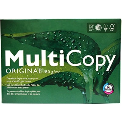 Abbildung von MULTICOPY Druckerpapier MultiCopy, Format DIN A3, 80 g/m², 168 CIE, 500 Blatt