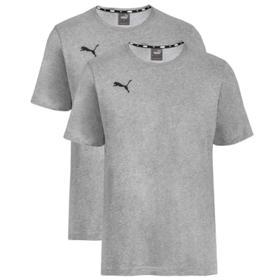 Abbildung von PUMA T Shirt 2er Pack Doppelpack Grey Gr. XL