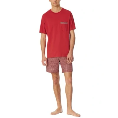 Abbildung von Schiesser Comfort SET Nachtwäsche Set, Herren, Größe: 62, Chilli rot