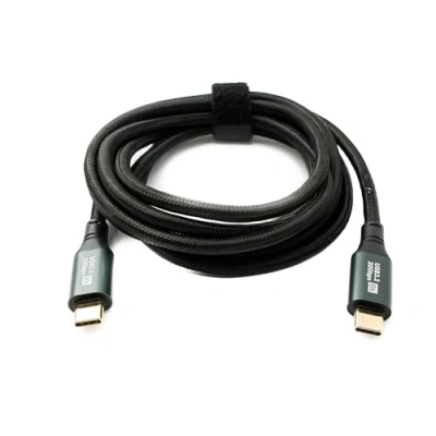 Abbildung von System S USB 3.2 Gen 2 8K m Kabel Typ C Stecker zu geflochten 20 Gbit/s 100 W kompatibel für iPhone 15