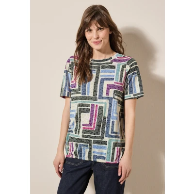 Abbildung von Cecil Print Shirt, aus softem Materialmix