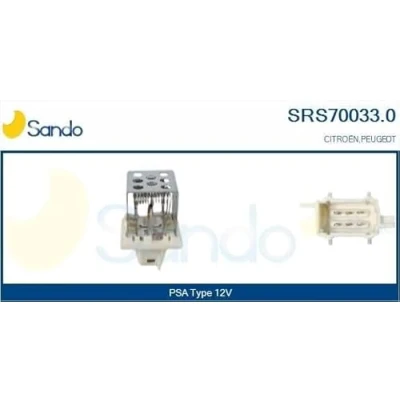 Abbildung von SANDO SRS70033.0 Widerstand, Innenraumgebläse PEUGEOT: 206 Schrägheck, SW, 206+ Schrägheck