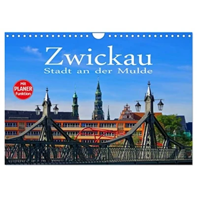 Abbildung von Zwickau Stadt an der Mulde (Wandkalender 2025 DIN A4 quer), CALVENDO Monatskalender