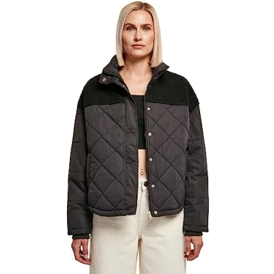Abbildung von Urban Classics Daunenjacke, Damen, Größe: Large, Black