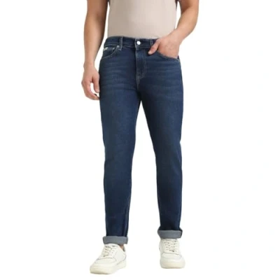 Abbildung von Calvin Klein Herren Slim Taperj30J327007 schlank, Denim Dark, 29W / 32L