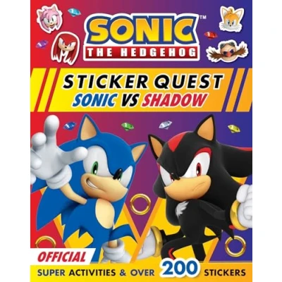 Abbildung von Sonic the Hedgehog Sticker Quest: vs Shadow: Activity Book packed with puzzles and over 200 stickers! Perfect for fans of games, movies TV shows