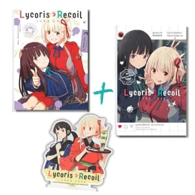 Abbildung von Lycoris Recoil Bundle: Manga + Roman Acrylfigur: der perfekte Einstieg in die Welt Lycoris!