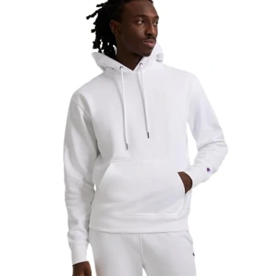 Abbildung von Champion Herren Kapuzenpullover Powerblend Pullover Hoodie, Weiß, L