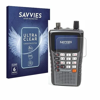 Abbildung von Savvies 6 Stück Schutzfolie für Uniden UBC125XLThand Displayschutz Folie Ultra Transparent