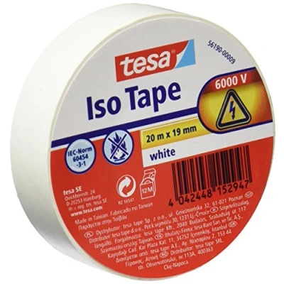 Abbildung von tesa Isolierbänder 19 mm x 20 m weiß