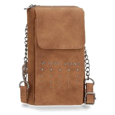 Abbildung von Pepe Jeans Holly Umhängetasche Klein Braun 11x20x4 cm Kunstleder, braun, Talla única, Kleine