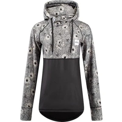 Abbildung von Eivy Icecold Hoodie Langarmshirt black/white, Damen, Größe: XS, Black/white