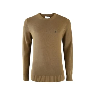 Abbildung von Calvin Klein Jeans Herren MODERN Crew Neck Sweater Pullover, Gothic Olive, L