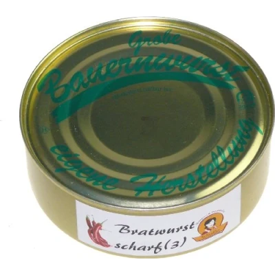 Abbildung von Schwarzwald Metzgerei: Dosenwurst Chili Grobe Bauernwurst (scharf) 200g