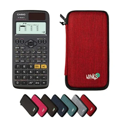 Abbildung von CALCUSO Sparpaket Rot mit Taschenrechner Casio FX 85DE X ClassWiz
