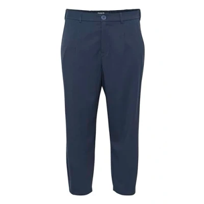 Abbildung von Kaffe Curve Stoffhose, Damen, Größe: 48, Midnight marine