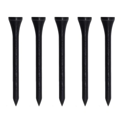 Abbildung von Zivisk Golf Tees Holz 100 Stück 70mm Bambus (Schwarz)