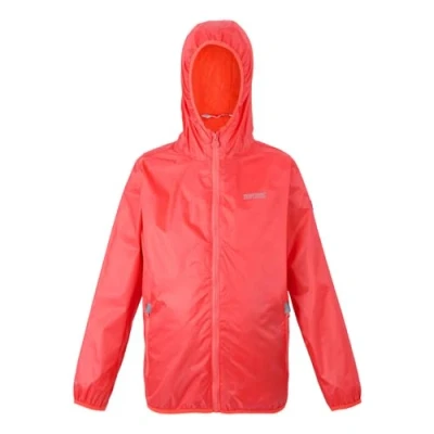Abbildung von Kinder Wandern Jacke Wasserdicht. blau
