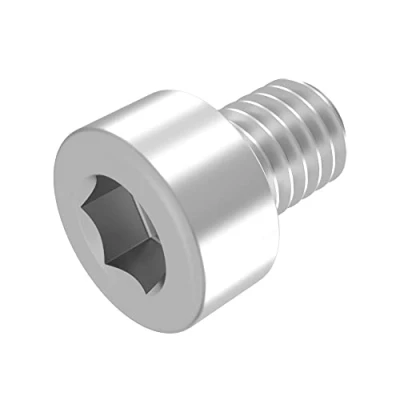 Abbildung von SECCARO Zylinderschraube M6 x 8 mm, Edelstahl V2A VA A2, DIN 912 / ISO 4762, Innensechskant, Vollgewinde, 20 Stück