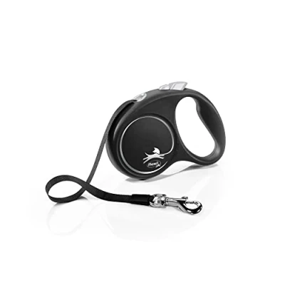 Abbildung von Leine FLEXI schwarz Designkabel m 5 (1St.)